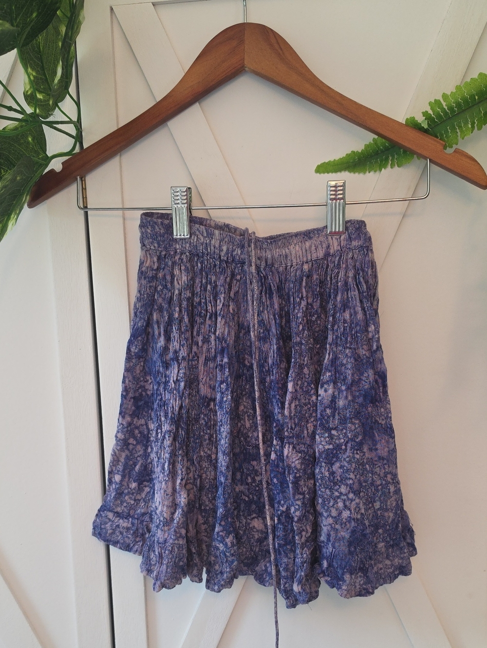 Artisan Purple Tie-Dye Girls' Skirt